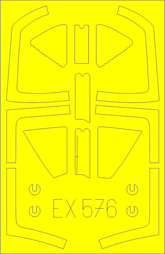 Eduard EX576 Harrier T.2/ T.4/ T.8 KINETIC MODEL 1/48