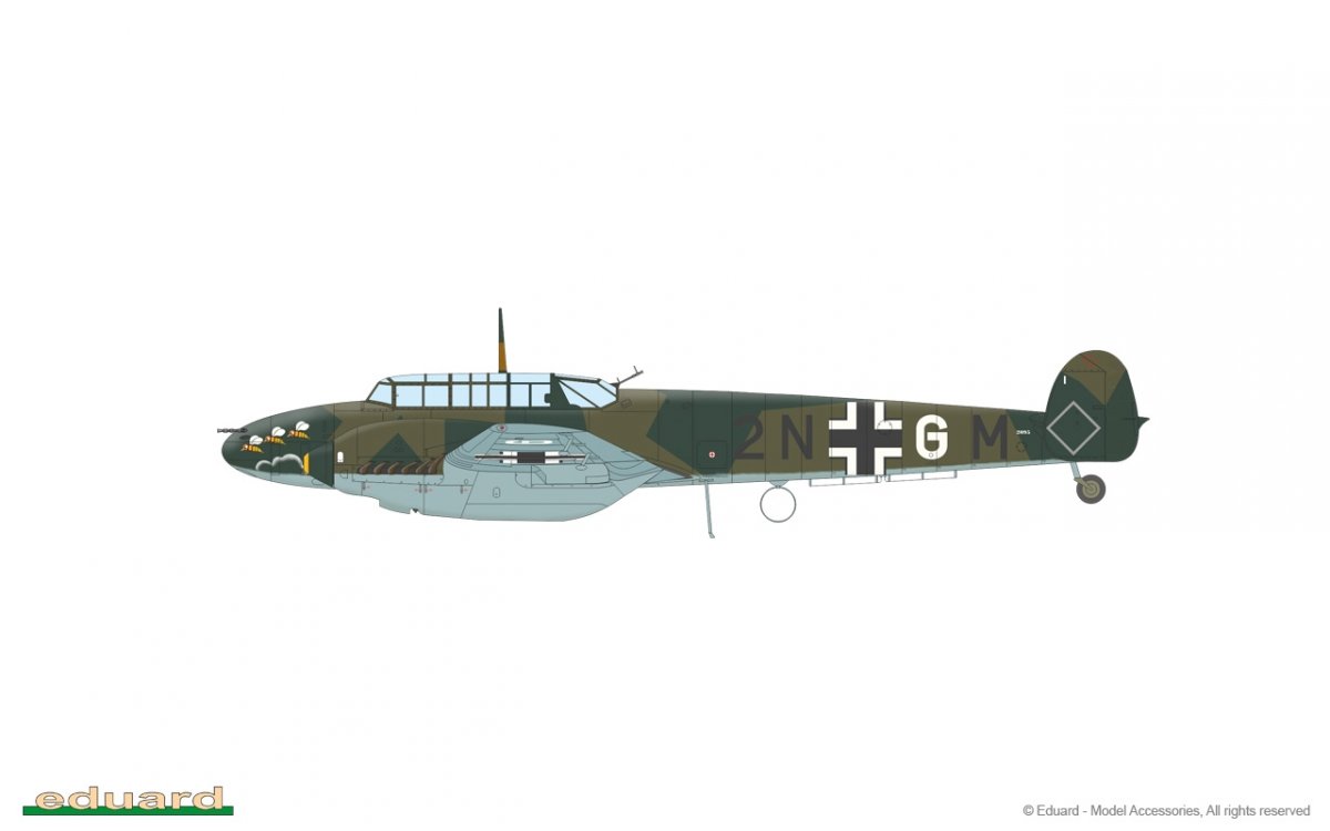Eduard 8209 Bf 110C 1/48 – image 17