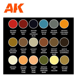 AK Interactive AK11762 SIGNATURE SET – HISTORICAL FIGURES S. XVI-XVIII BY PEPE GALLARDO PAINT SET 18x17 ml – immagine 3