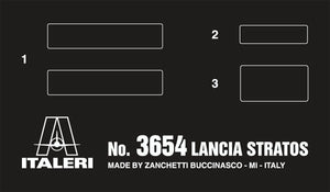 Italeri 3654 LANCIA STRATOS HF 1/24 – imagen 5