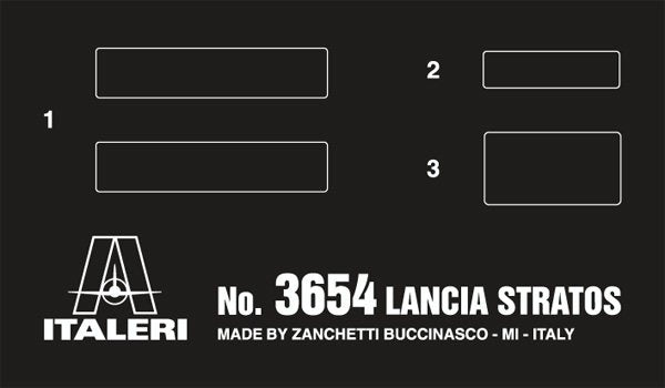 Italeri 3654 LANCIA STRATOS HF 1/24 – imagen 5