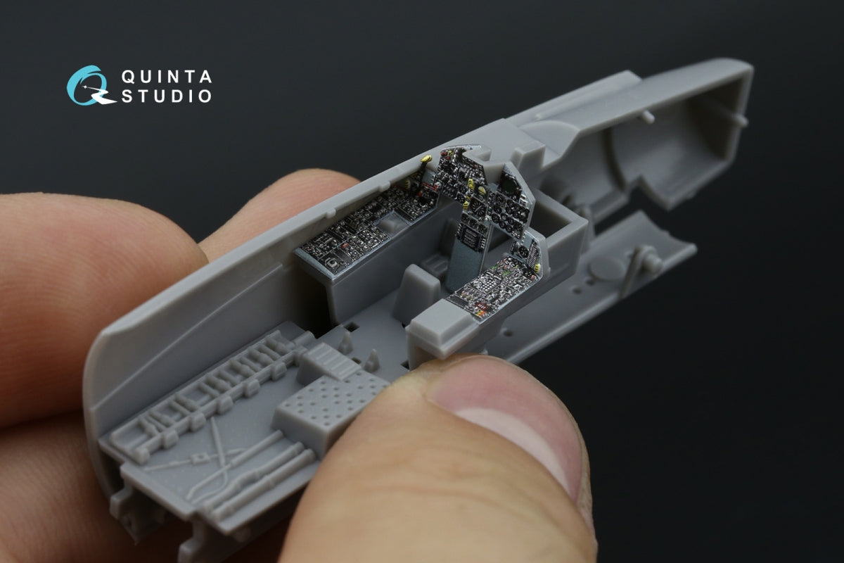 Quinta Studio QD72186 F-15C Early/J Early 3D-Printed &amp;amp; coloured Interior on decal paper (Fine Molds) 1/72 – zdjęcie 11