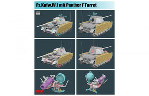 Rye Field Model 5068 Pz.Kpfw.IV J mit Panther F Turret 1/35 – Bild 3