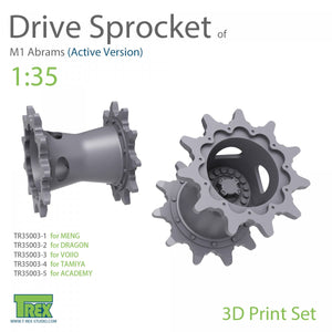 T-Rex Studio TR35003-1 M1 Abrams Sprocket Set A (Active Version)for MENG 1/35 – Bild 2