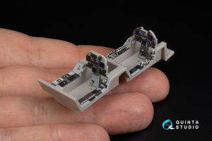 Quinta Studio QDS-48346 FA-18D early 3D-Printed &amp;amp; coloured Interior on decal paper (Hasegawa) (small version) 1/48 – imagen 6