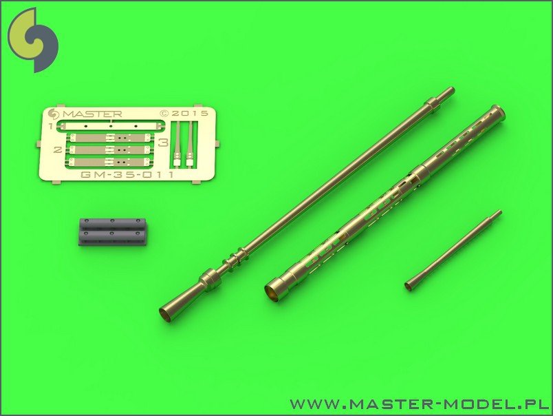 Master GM-35-011 KPVT (tankoviy) - Russian 14.5mm heavy machine gun - version for armored vehicles (BTR-60PB/70/80, BRDM-2 and other) (1pc) (1/35)