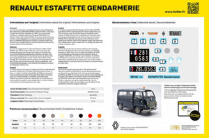 Heller 56742 Starter Kit - Renault Estafette Gendarmerie 1/24 – zdjęcie 2