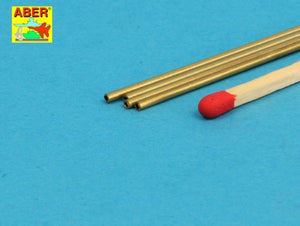 Tubes en laiton Aber BT13X02 1,3 x 0,2 mm longueur 250 mm x 4 pièces. – image 2