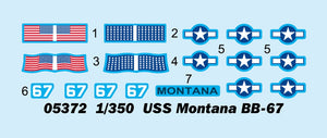 Trumpeter 05372 USS Montana BB-67 1/350 – zdjęcie 3