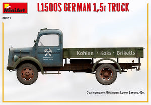 MiniArt 38051 L1500S GERMAN 1,5T TRUCK 1/35 – Bild 3