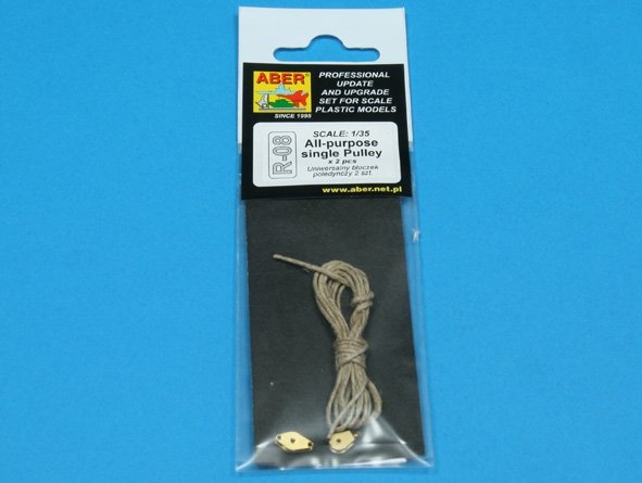 Aber R-08N All-purpose single Pulley x2 pcs 1/35 – zdjęcie 3