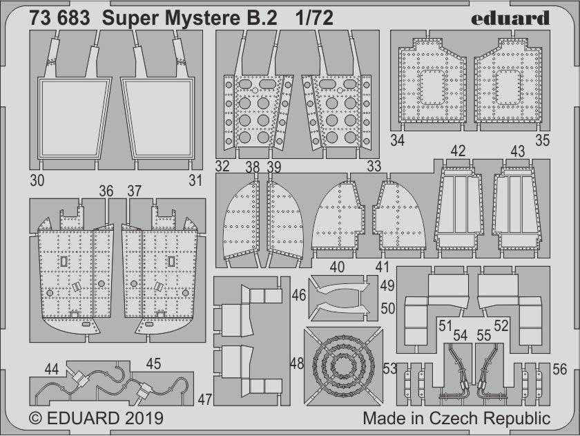 Eduard 73683 Super Mystere B.2 1/72 SPECIAL HOBBY