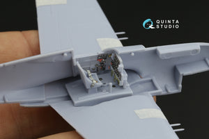 Quinta Studio QD72133 P-40B 3D-Printed coloured Interior on decal paper (Airfix) 1/72 – Bild 8