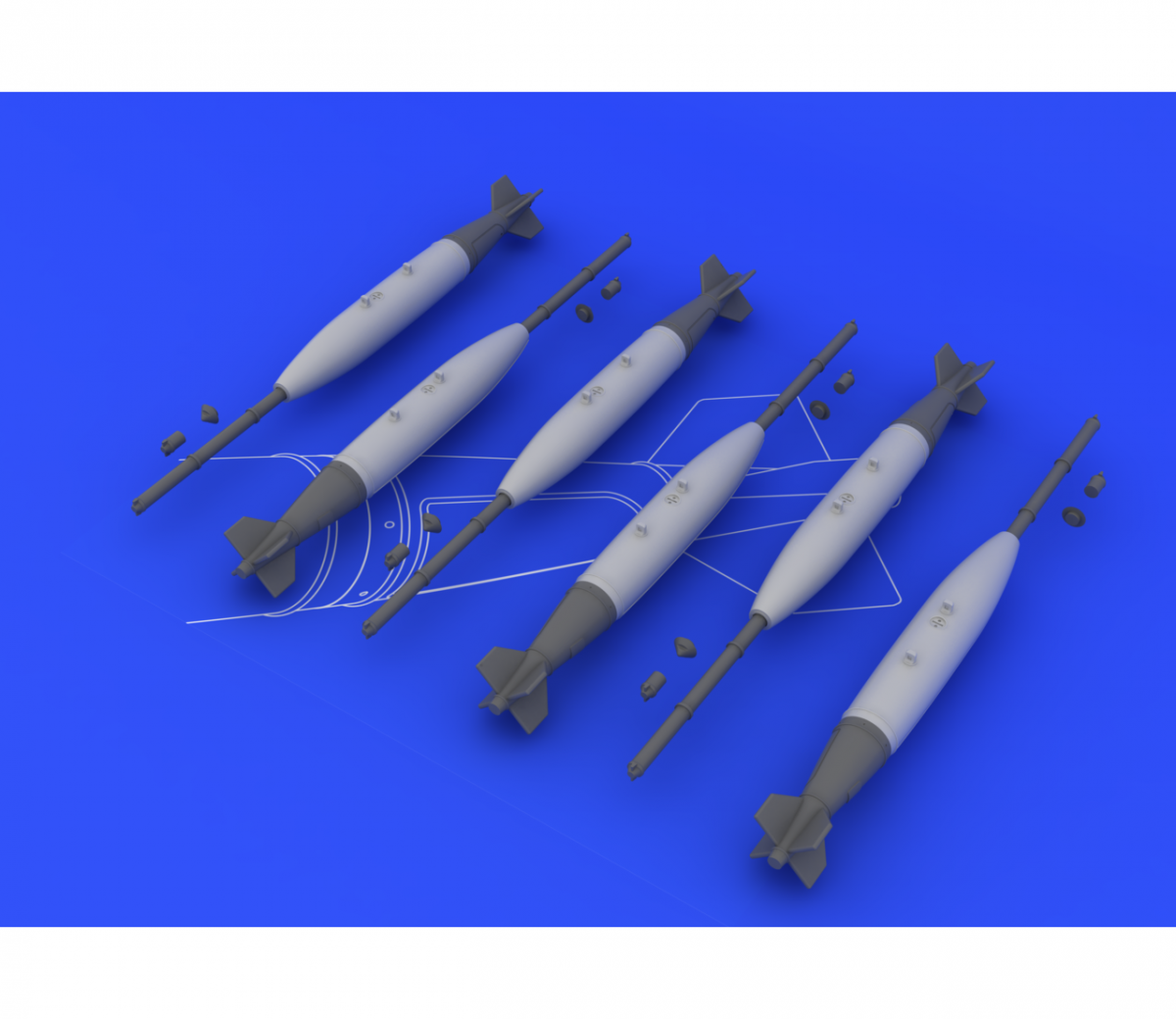 Eduard SIN64812 F-4 WEAPONS SET 1/48 – imagen 4