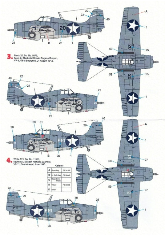 Techmod 48131 Grumman F4F-4 Wildcat 1/48 – image 3