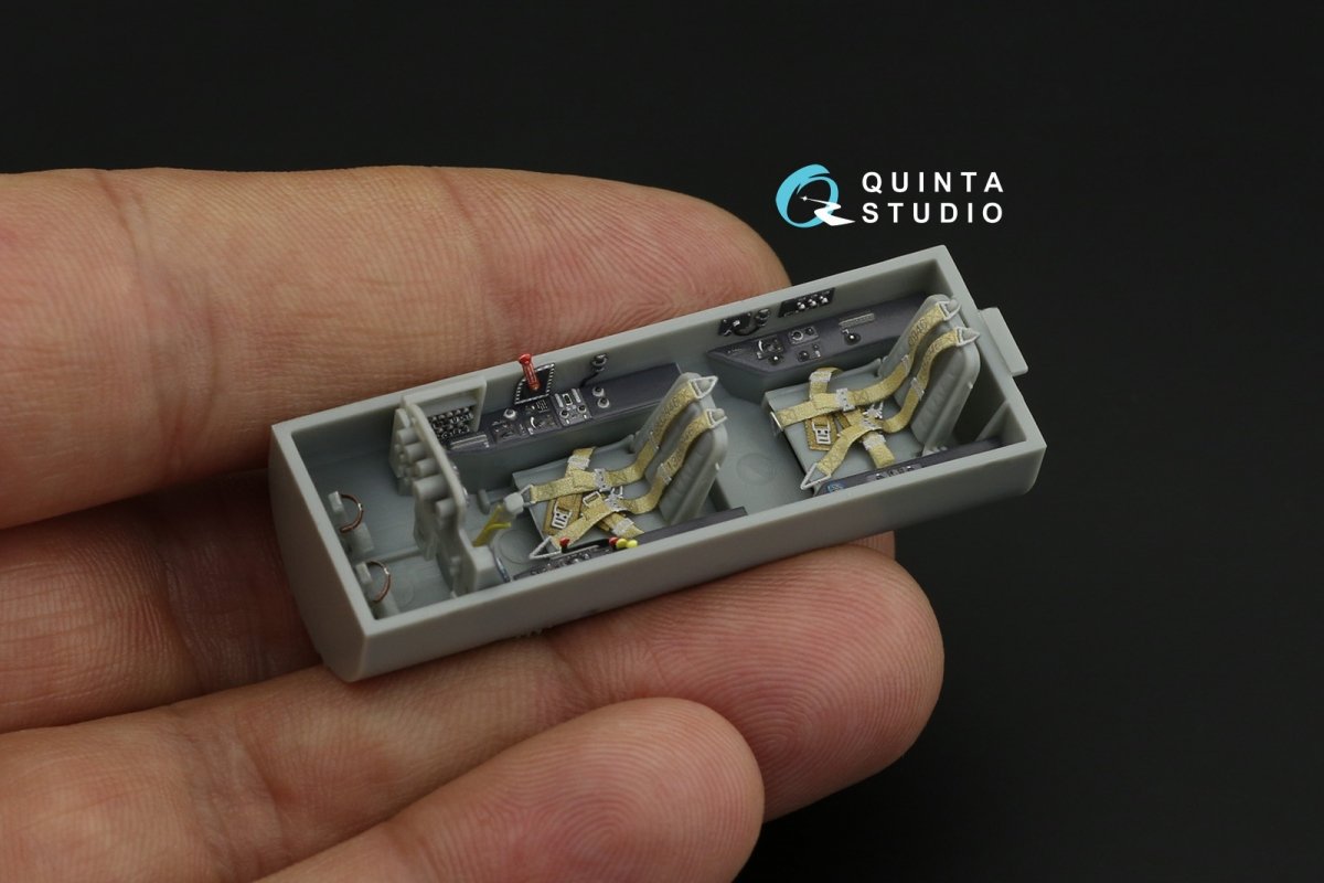 Quinta Studio QD48185 Me 262B-1a/U1 3D-Printed &amp;amp; coloured Interior on decal paper (for Dragon ) 1/48 – Bild 8