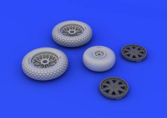 Eduard 648202 P-39 wheels early 1/48 EDUARD – immagine 4