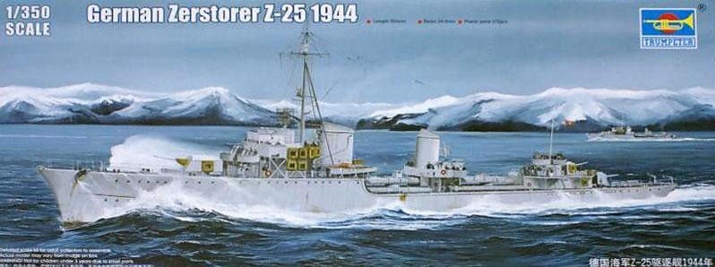Trumpeter 05321 Zerstorer allemand Z25 (1/350)
