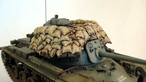Panzer Art RE35-281 Sand armor &amp;amp; wood screens for M48 Tanks 1/35