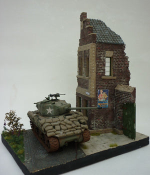 RT-Diorama 35202 Diorama-Base:Brick House Ruin 1/35 – imagen 7