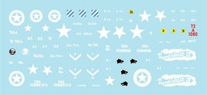 Star Decals 72-A1080 US Armor Mix # 1. US M4A3E8 &amp;#39;Easy Eight&amp;#39; tanks in NV Europe 1944-45 1/72 – immagine 3