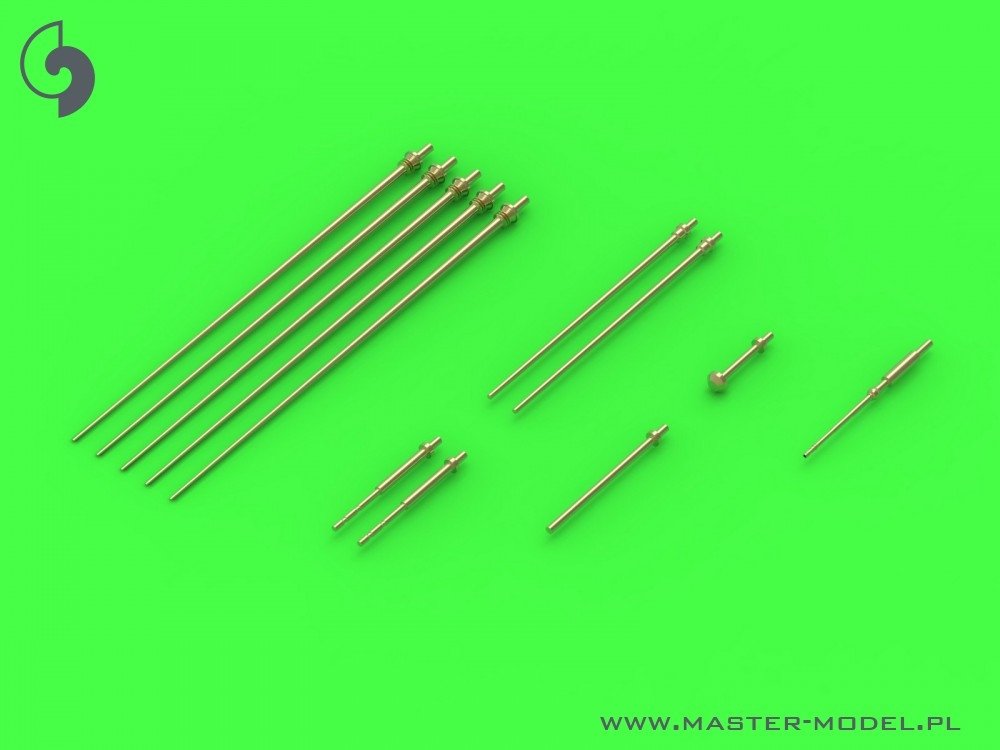 Master SM-700-061 USS Oliver Hazard Perry class frigates - antennas and OTO-Melara 76mm/62 gun barrel (for AFV model and others)