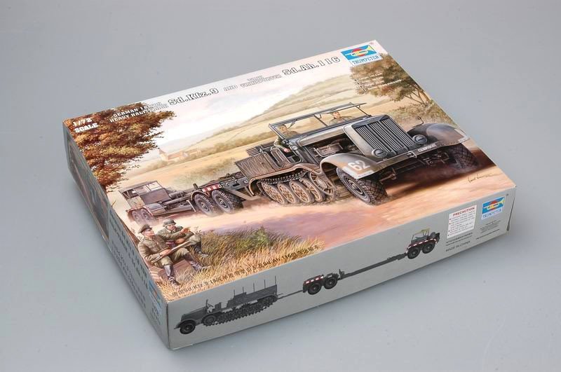 Trumpeter 07275 German Sd.Kfz.9 (18t) Half-Track Sd.Ah.116 Trailer 1/72 – Bild 2
