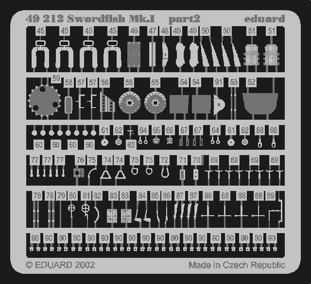 Eduard 49212 Swordfish Mk. I 1/48 Tamiya – immagine 3