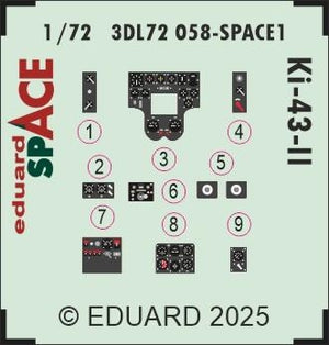 Eduard 3DL72058 Ki-43-II SPACE ARMA HOBBY 1/72 – zdjęcie 4