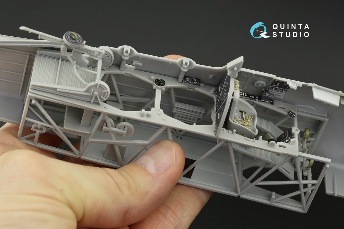 Quinta Studio QD32117 Fairey Swordfish Mk.II 3D-Printed &amp;amp; coloured Interior on decal paper (Trumpeter) 1/32 – imagen 12