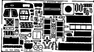 Eduard 35154 Blitz 3(t) type S 1/35 Italeri – Bild 2