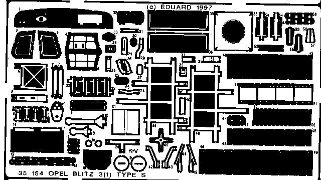 Eduard 35154 Blitz 3(t) type S 1/35 Italeri – Bild 2
