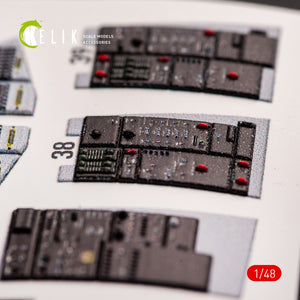 KELIK K48068 F-14A TOMCAT LATE INTERIOR 3D DECALS FOR TAMIYA KIT 1/48 – Bild 5