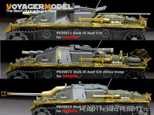 Voyager Model PE35871 WWII German StuG.III Ausf.C/D Basic for DRAGON 1/35 – zdjęcie 7
