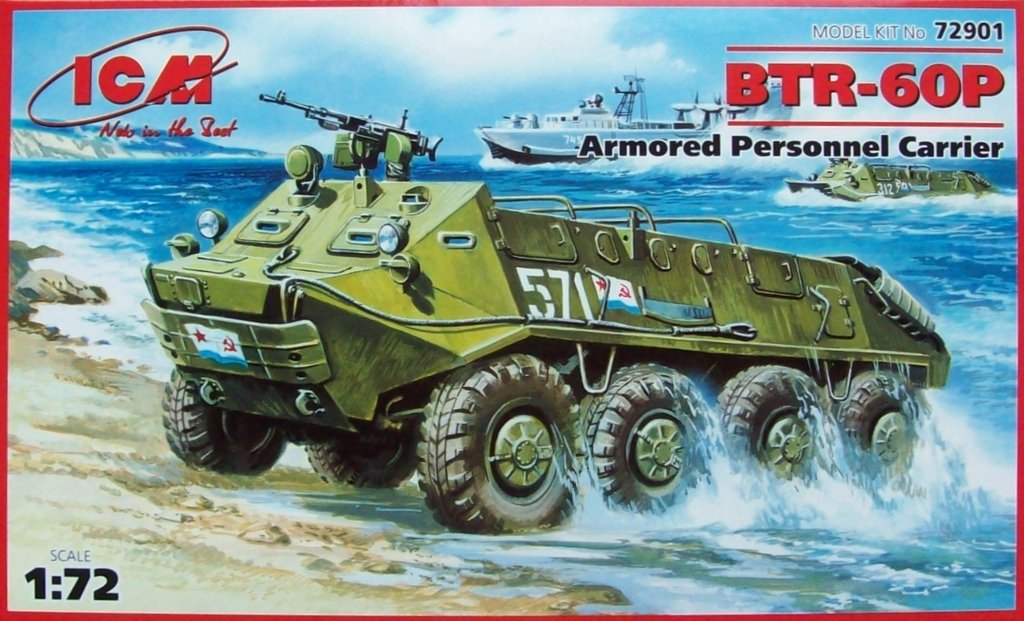 ICM 72901 BTR-60P Armored Personnel Carrier 1/72