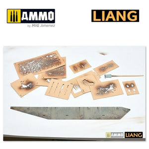 Liang 0004 Handprint &amp;amp; Shoeprint Airbrush Stencils – immagine 6