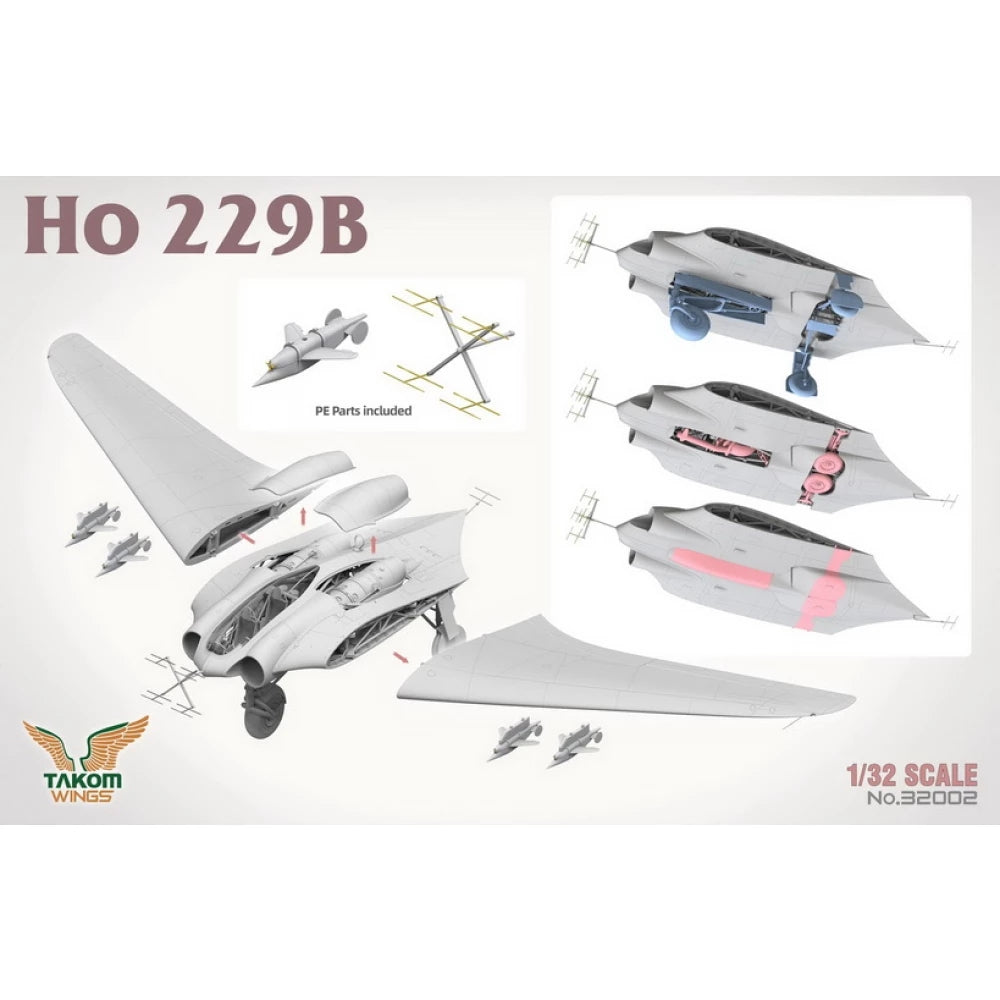Takom 32002 Ho 229B 1/32 – zdjęcie 3