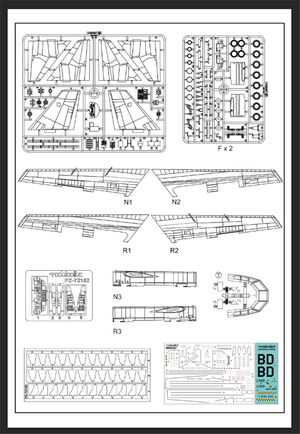 Modelcollect UA72200 B-52H US Stratofortress Bombardier stratégique 1/72 – image 25