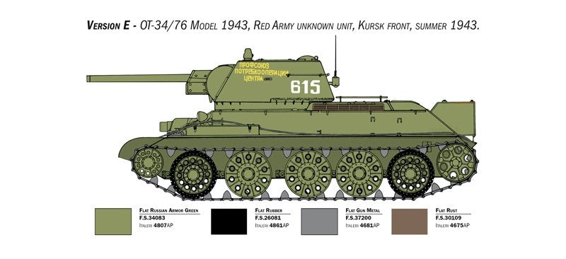 Italeri 6570 T-34/76 mod. 1943 1/35 – image 10