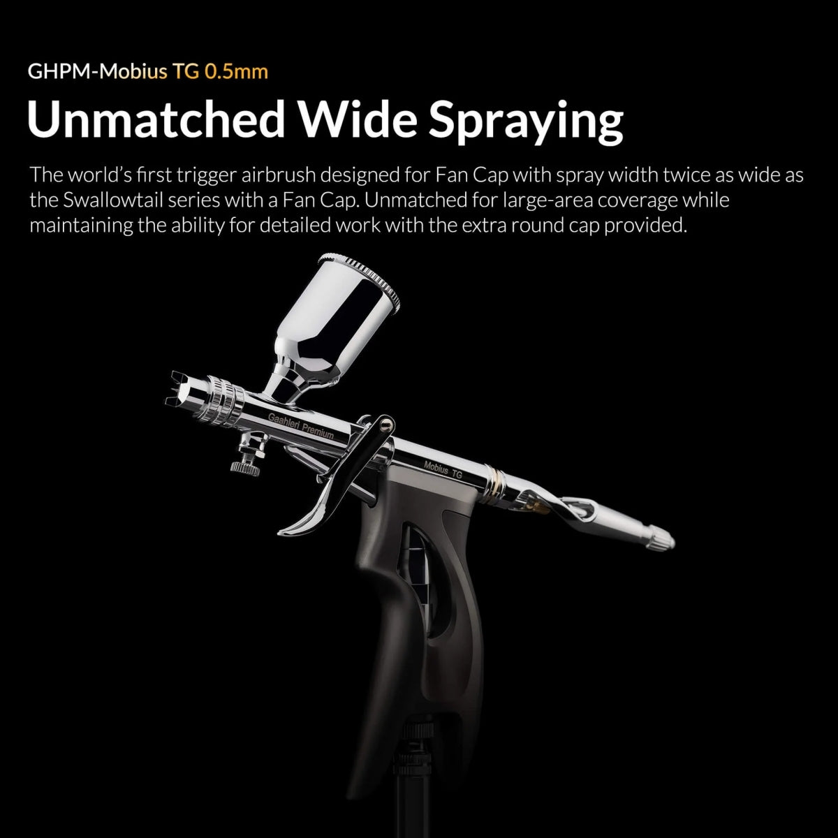 Gaahleri 44070 Premium Series GHPM-Mobius TG 0,5 mm Airbrush