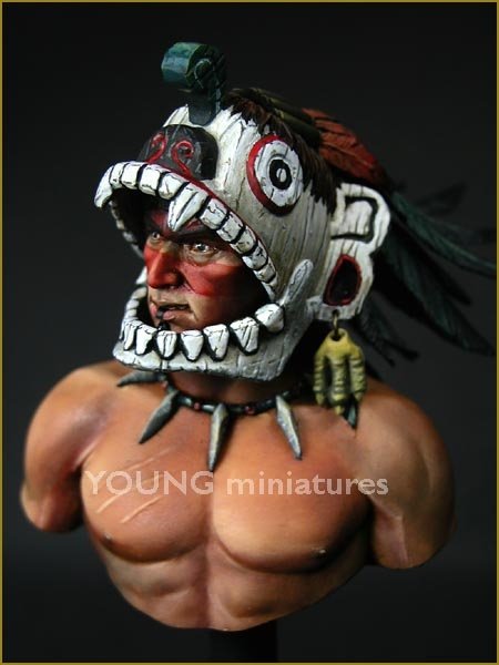 Young Miniatures YH1819 Aztec Warrior 1/10 – Bild 3