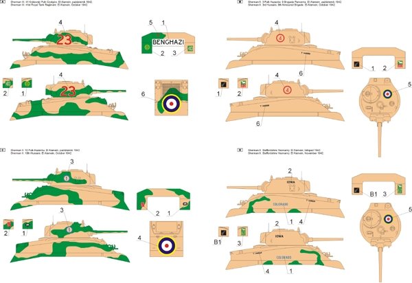 ToRo Model 35D58 - British Sherman tanks at Alamein vol.2 1/35 – Bild 2