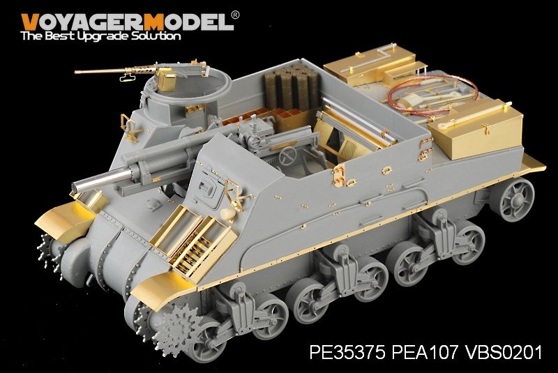 Voyager Model PE35375 WWII US M7 Priest Mid Production w/Ammunition case/telephone set for DRAGON 6637 1/35 – image 3