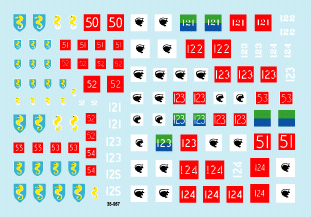 Star Decals 35-968 British 4th &amp;amp; 27th Armoured Brigade 1/35 – immagine 2