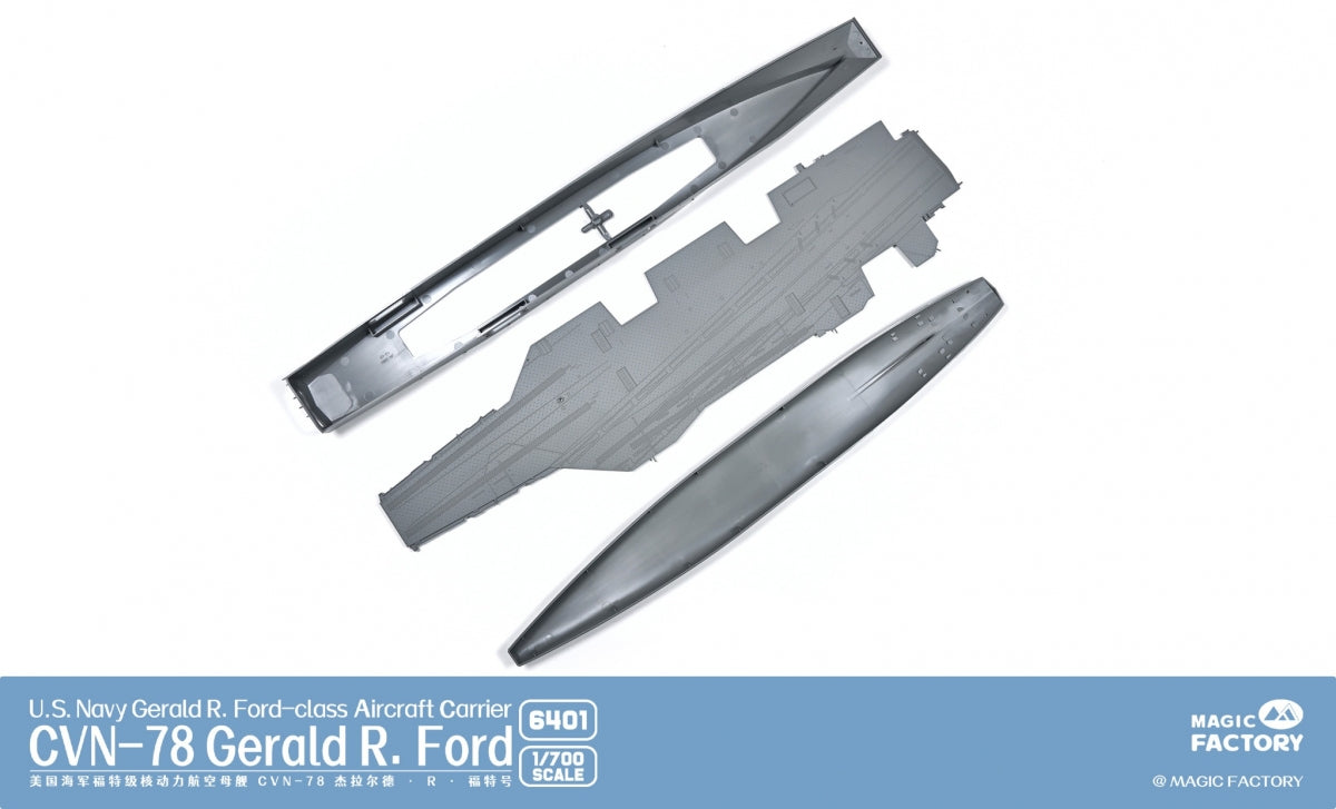 Magic Factory 6401 USS Gerald R. Ford (CVN-78) - US Navy Gerald R.Ford - class Aircraft Carrier 1/700 – Bild 13