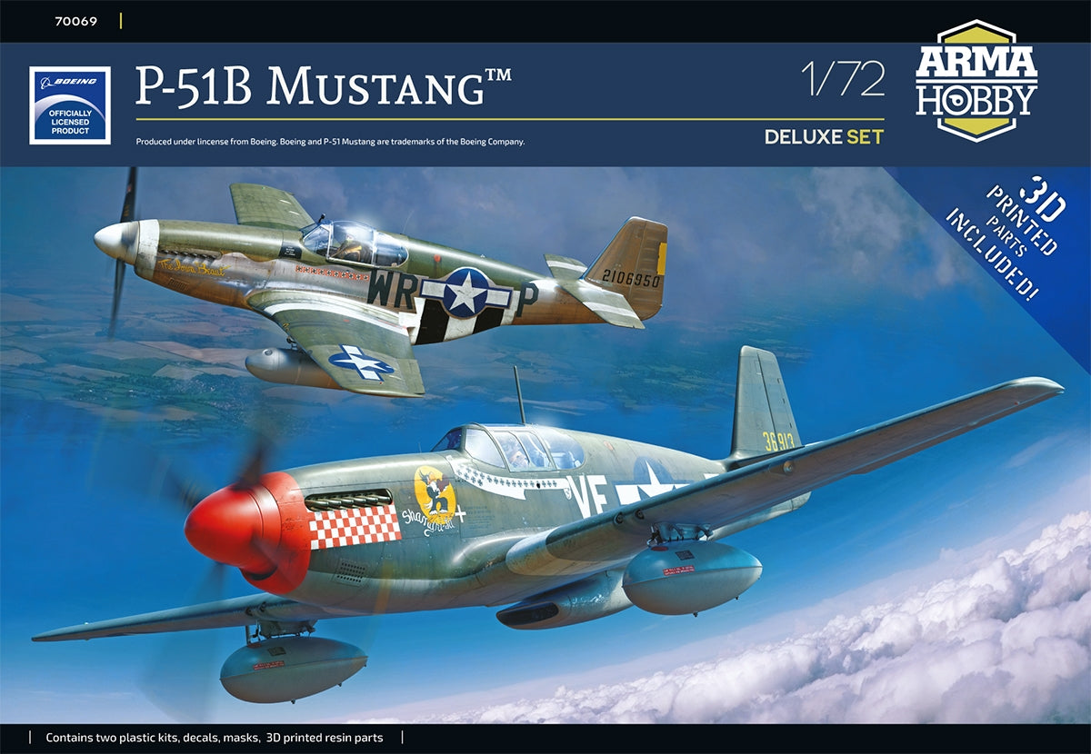 Arma Hobby 70069 P-51 B Mustang Deluxe Set 1/72 – Bild 2