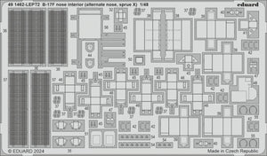 Eduard 491462 B-17F nose interior (alternate nose, sprue X) EDUARD 1/48 – Bild 2