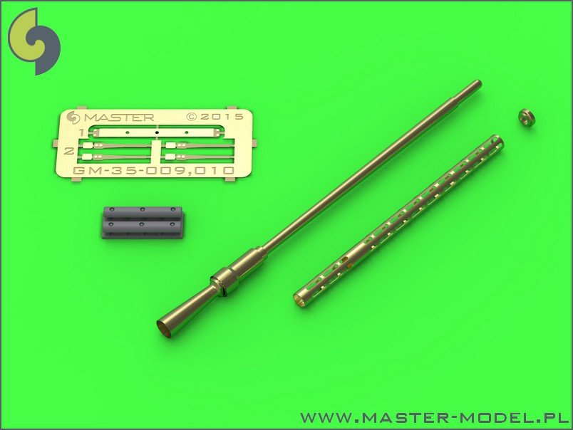 Master GM-35-009 KPV - Russian 14,5mm heavy machine gun - elongated cooling slots - used on ZPU-1/2/4 anti-aircraft systems (1pc) 1/35
