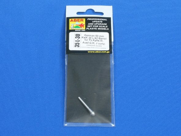 Aber 35L-030 German 50mm KwK 38 L/42 Pz.Kpfw. III Ausf.G,H,J early barrel 1/35 – Bild 3