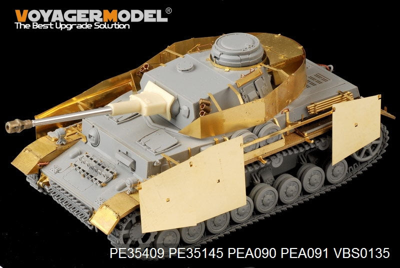 Voyager Model PE35409 WWII German Pz.Kpfw.IV Ausf.G basic w/smoke discharger For DRAGON 1/35 – immagine 2